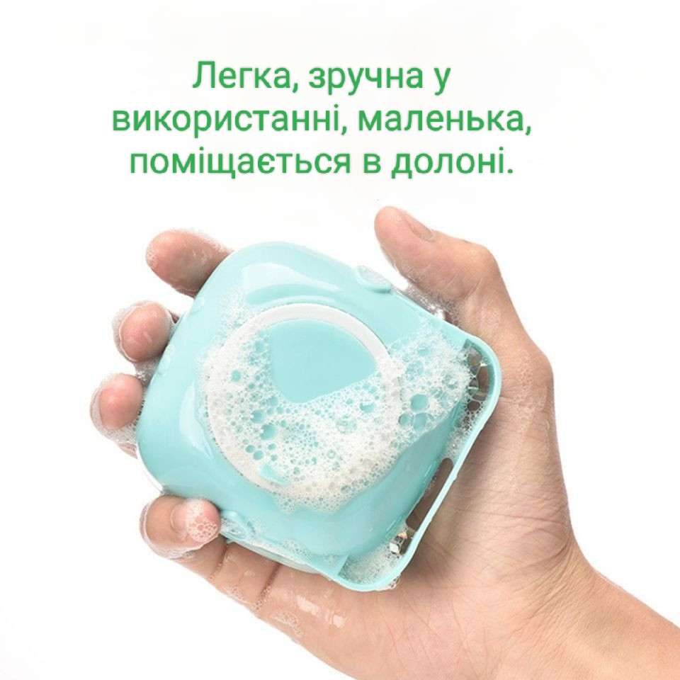 Щітка силіконова для купання тварин з дозатором (резервуаром) для шампуню - Зображення 7