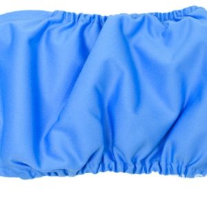 Пояс для собак великих порід XL 45-56 см (для кобелів, блакитний однотон)